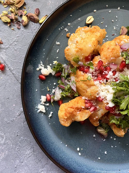 10. Pieczony kalafior z parmezanem